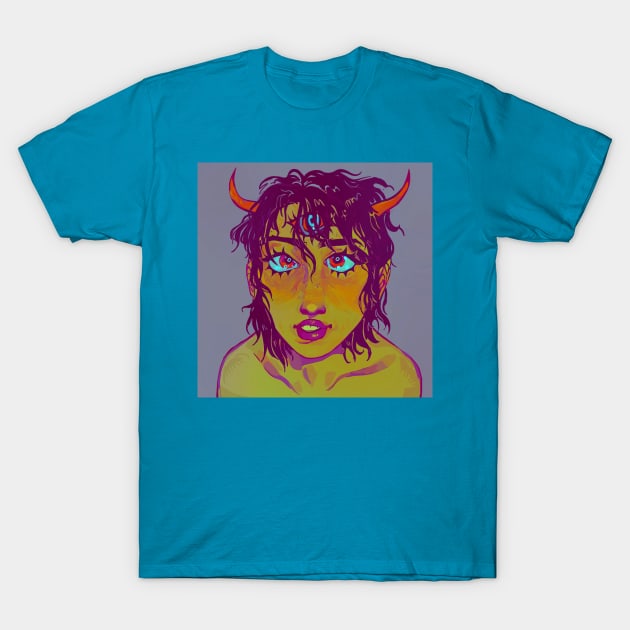 She is the devil! T-Shirt by snowpiart